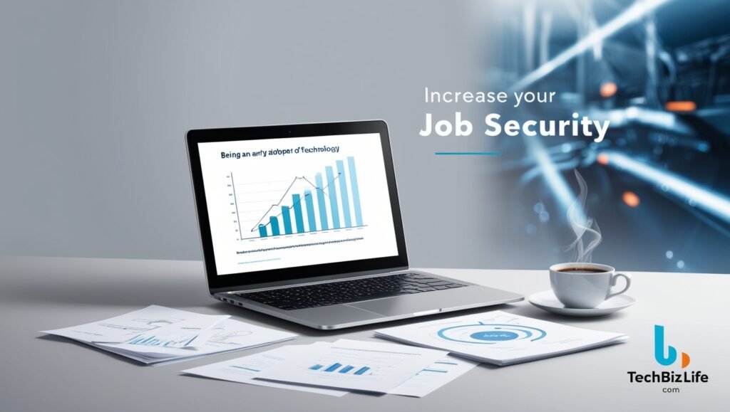 becoming an early adopter of technology and industry trends can increase your job security.