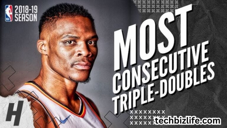 most consecutive triple doubles